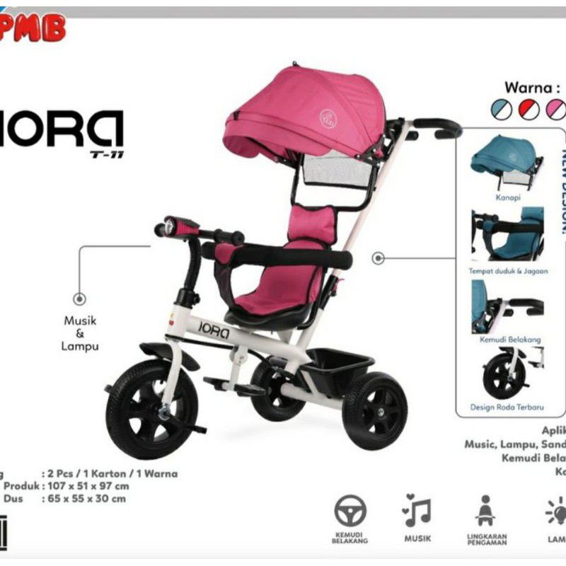 sepeda anak roda tiga IORA T11
