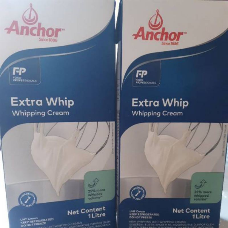 

ANCHOR EXTRA WHIP WHIPPING CREAM 1LT