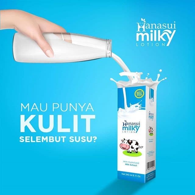 HANASUI Milky Lotion with Milk Extract - Original