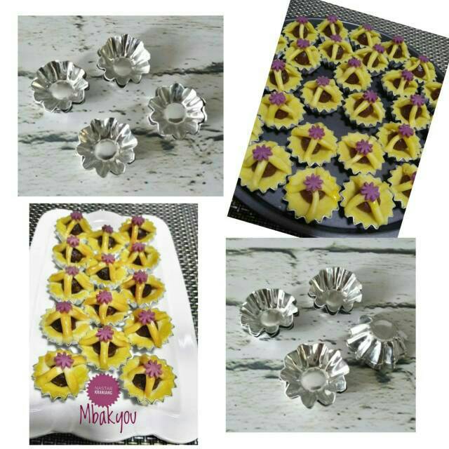 12pcs Cetakan Nastar Pie Mini Kue Kering Nastar Keranjang