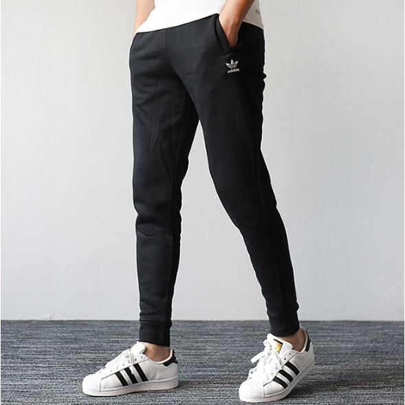 fleece slim pants adidas