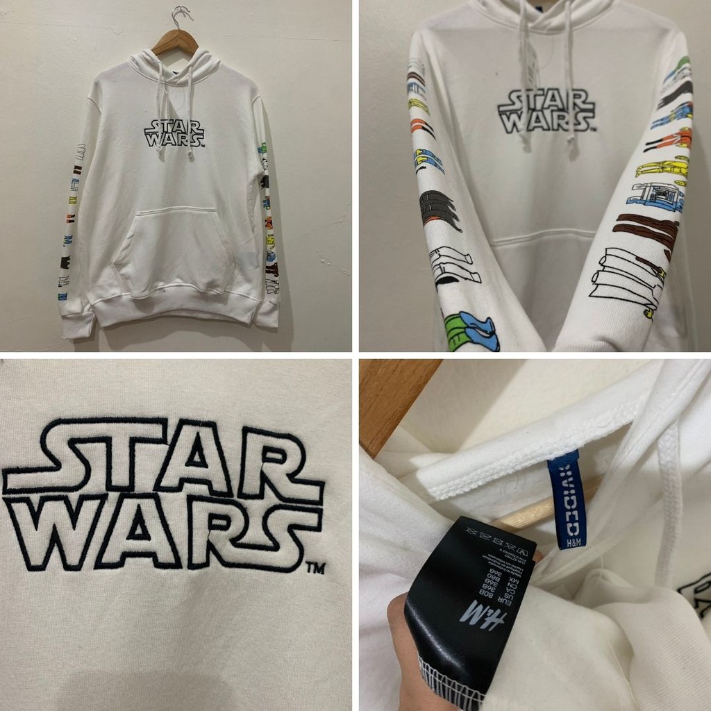 H&amp;M Hoodie Star Wars / Hoodie Hnm Original Jaket Sweatshirt Pria Wanita