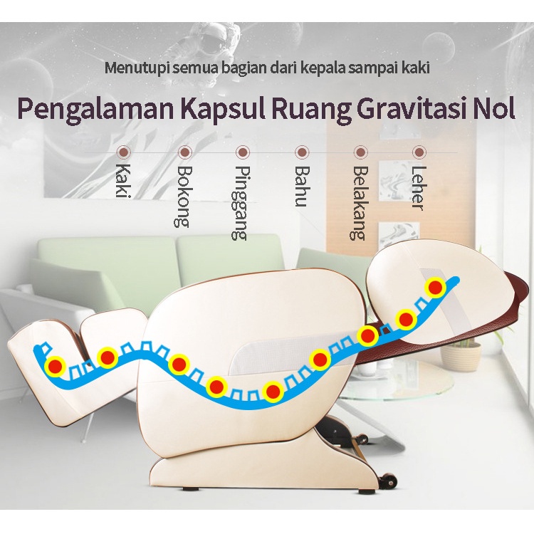 PROMO Benbo Kursi Pijat Rumah/Sofa pijat otomatis/Kursi Pijat Premium/Kursi pijit/FREE Jaket debu!