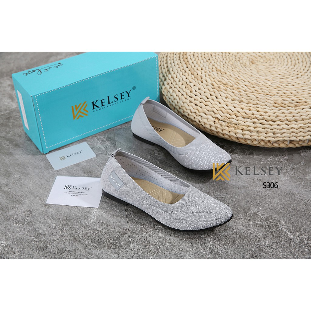 Kelsey Sepatu  Slip On Wanita  / Sepatu Flat Wanita S306 (3PSG 1KG)