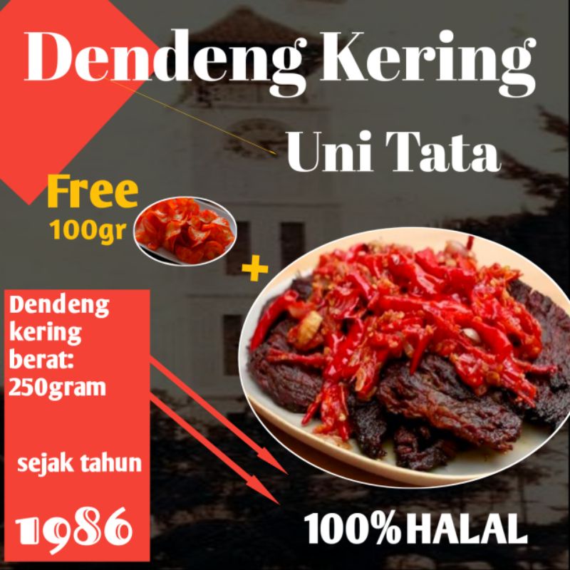 

[Terlaris] Dendeng Sapi Asli uni tata - Original Beef