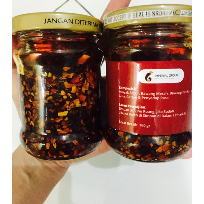 

sambal-aneka- chili oil by imperial kitchen & dimsum ( 100 % original guarantee ) -aneka-sambal.
