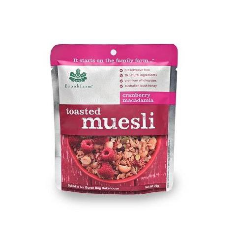 

Terbaru Brookfarm toasted muesli cranberry macadamia 350 gr