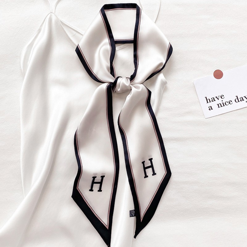 &quot;Heiti&quot; Scarf Pita, Scarf Leher, Scarf Tas, Bahan High Grade Silk Immitation