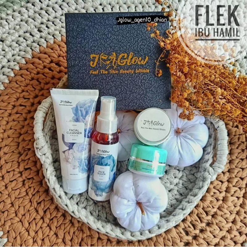 Jglow Skincare Paket Flek Untuk Ibu Hamil Perawatan Kecantikan Aman & BPOM