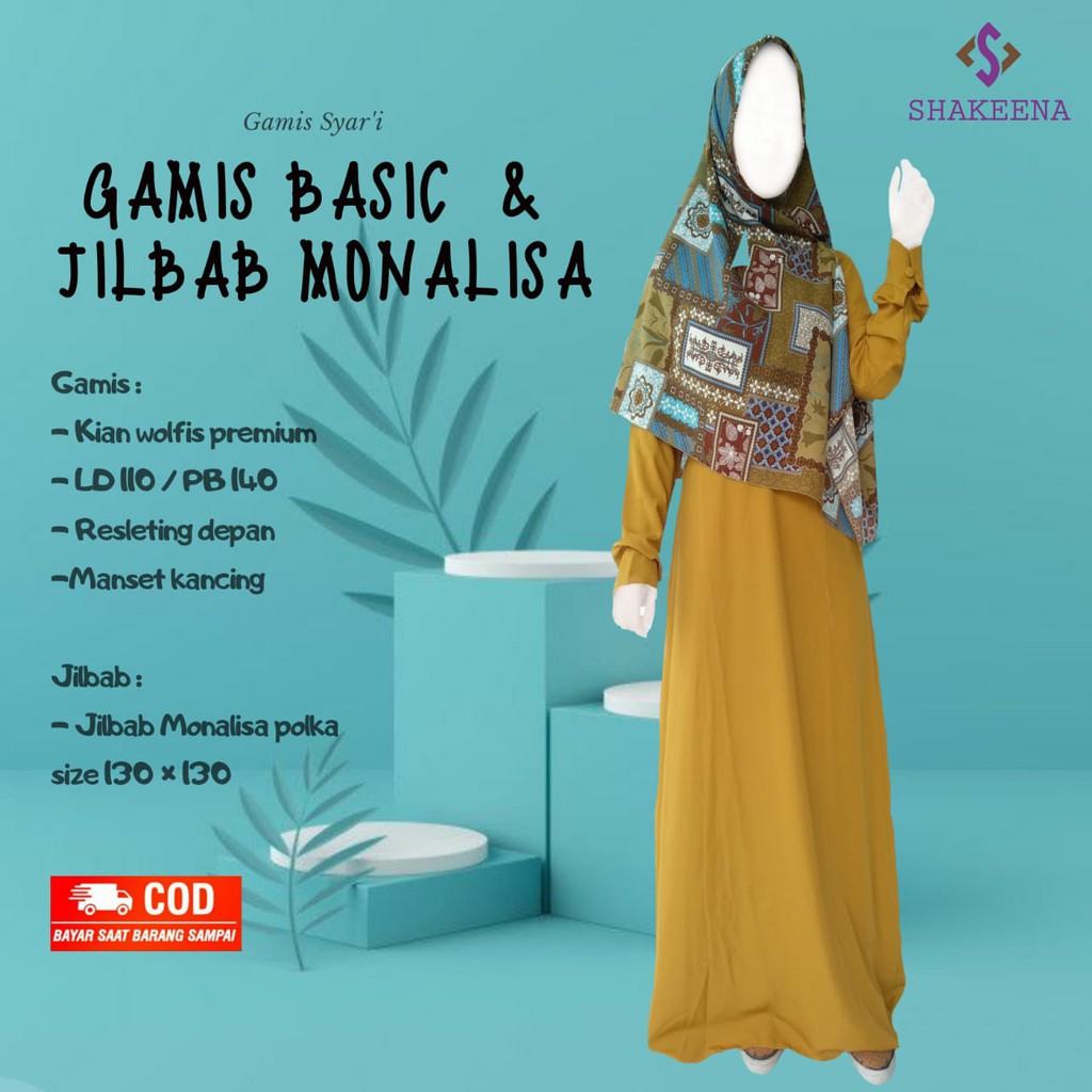 Gamis set wolfis