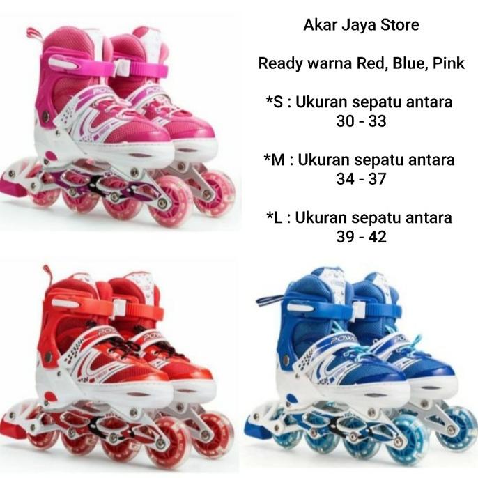 Sepatu Roda Anak Power Inline Skate anak Laki Laki / Perempuan / Cewek TERLARIS