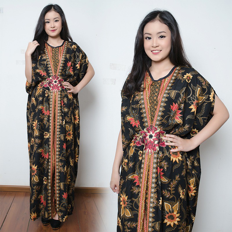 SB Collection Dress Maxi Aisha Longdress Kaftan Gamis Jumbo Batik Wanita