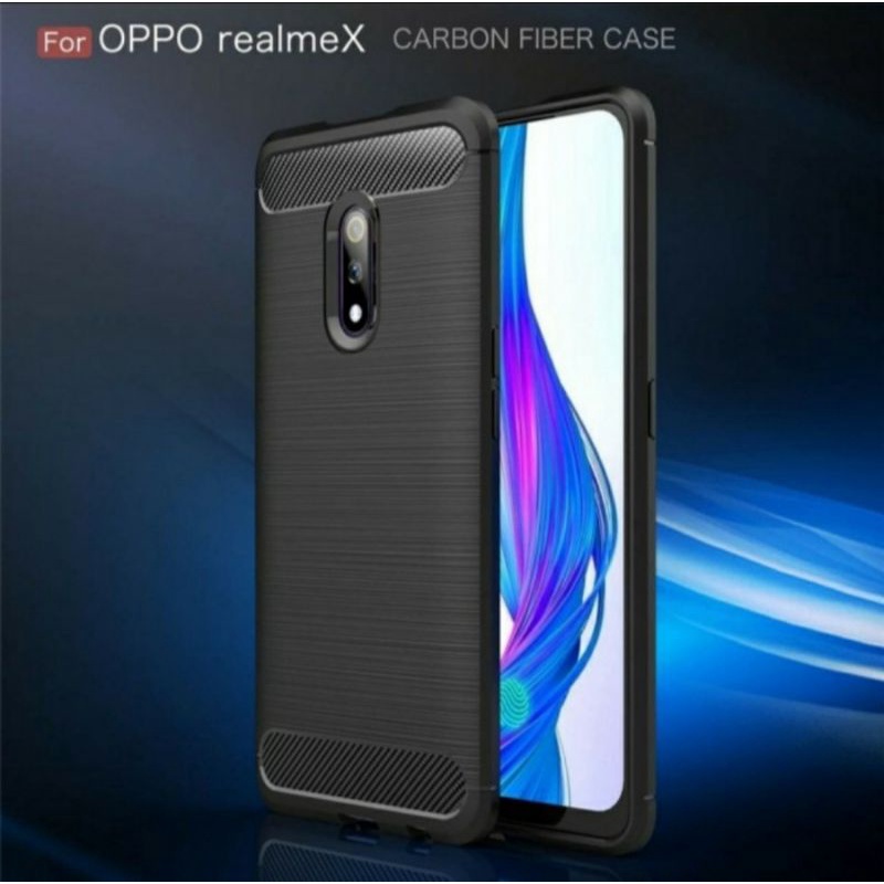 Realme X soft case silikon carbon