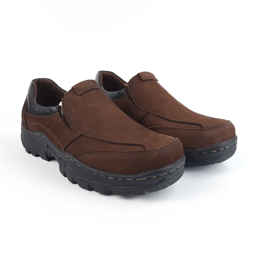 Sepatu boots pria Original bahan kulit Borsa A.95605 39-43