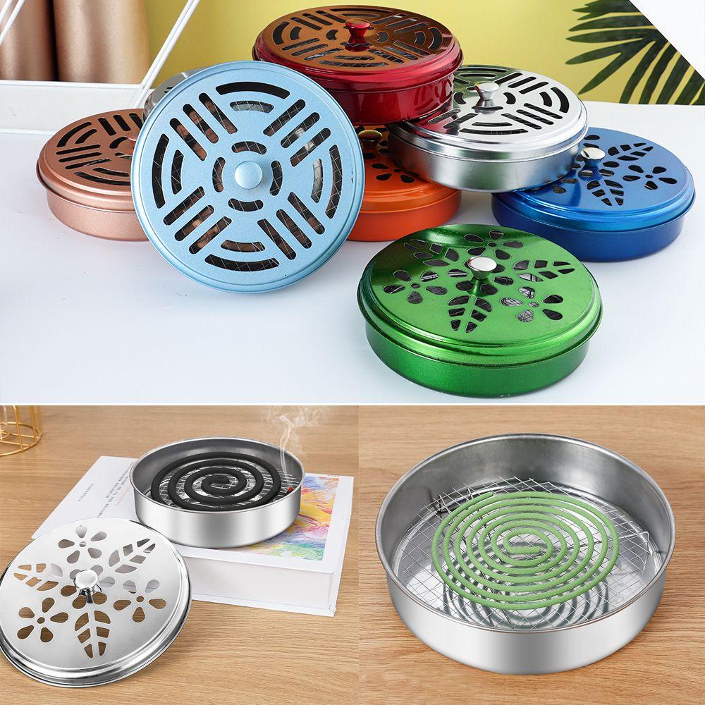 Top mosquito Coil Holder Portable Bermanfaat Anti Nyamuk Rumah Hotel Piring Dupa