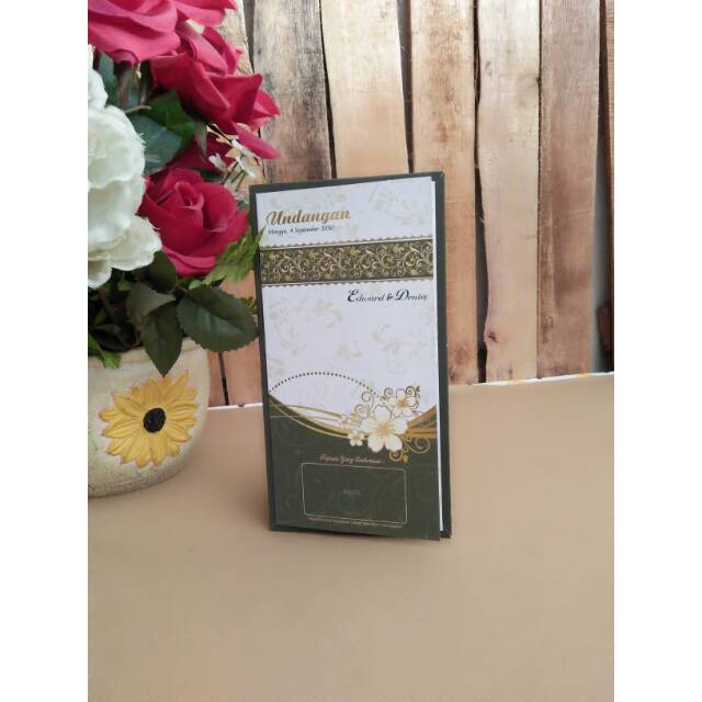 100 set Undangan Nikah Erba-HC 88163