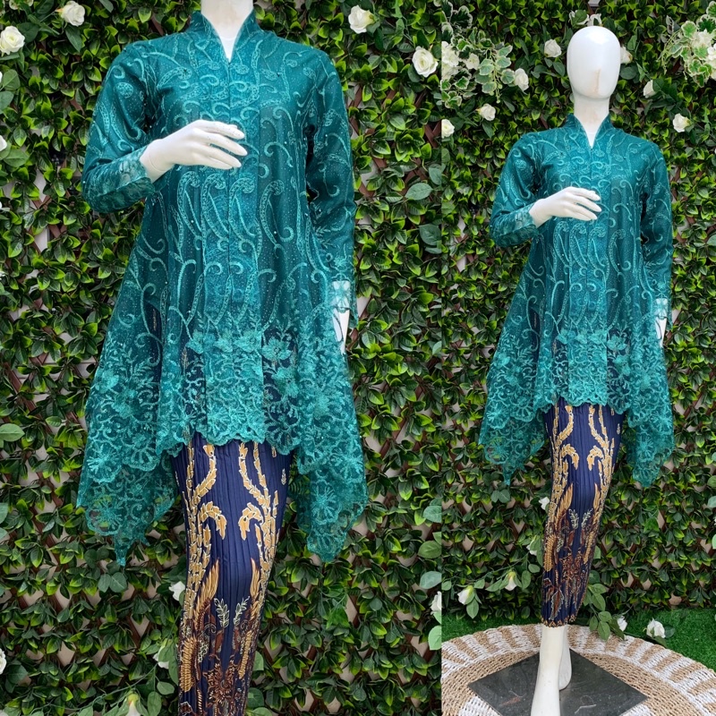 kebaya kartini TuLE waka / kebaya modern / Kebaya remaja / Kebaya ocean / Kebaya bali / Kebaya wisuda / Kebaya brukat-3