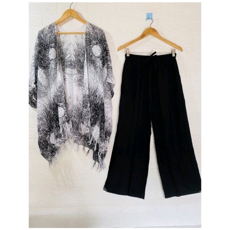 ONE SET OUTER/ CARDIGAN SET/ CARDIGAN OVERSIZE/ OUTER TIEDYE-No.1
