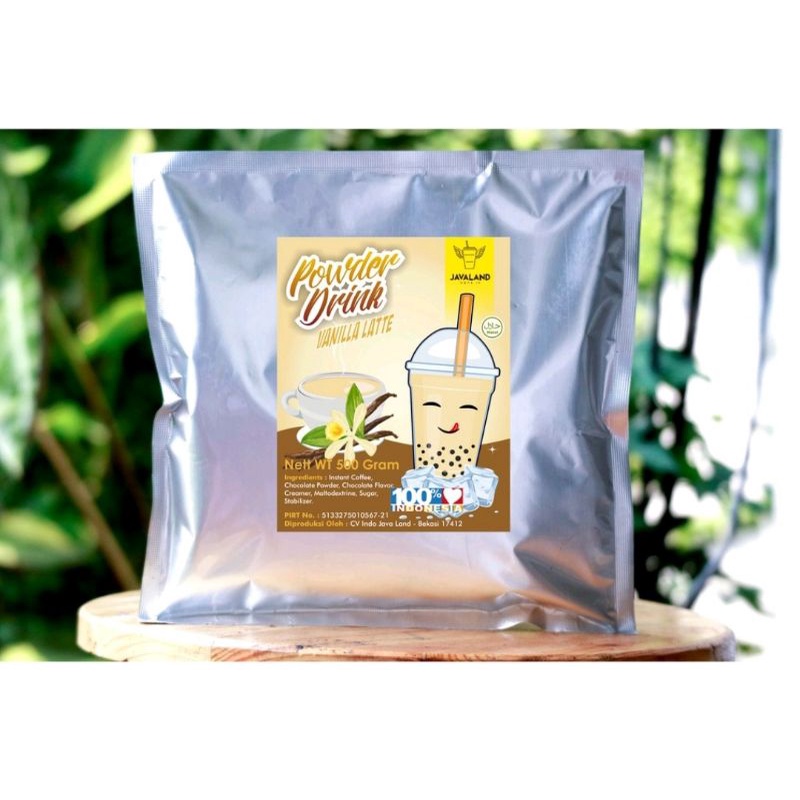 

Bubuk Minuman Bubble Powder Drink Rasa Vanilla Latte Javaland 1kg