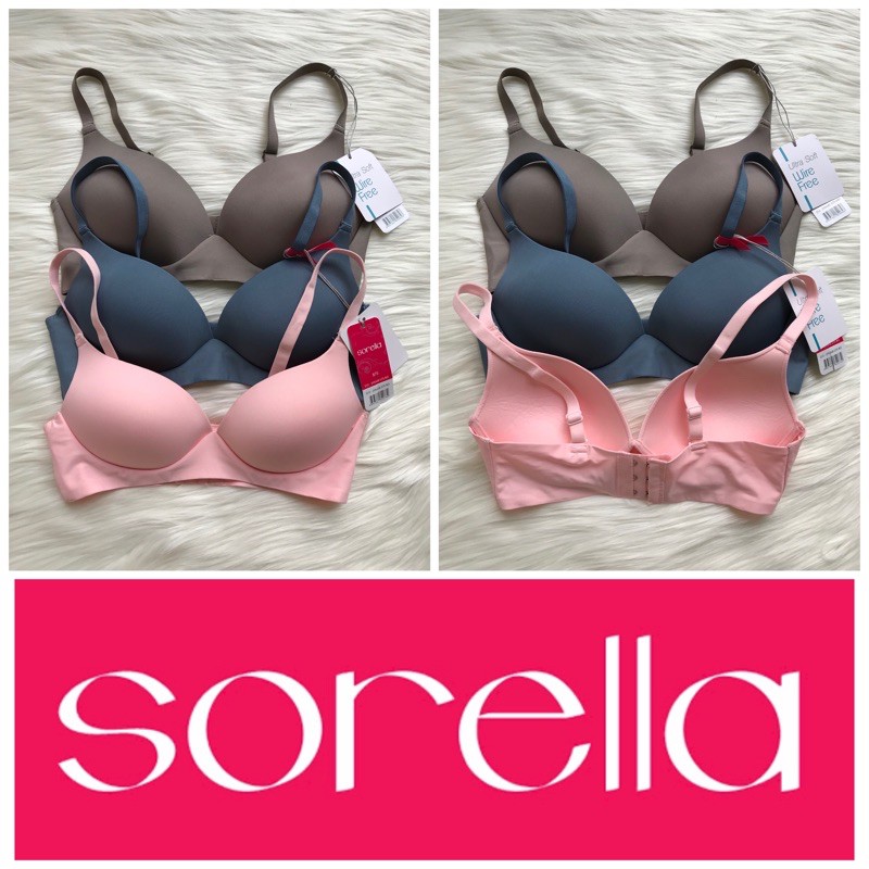 Sorella bra ultra soft wire free branded original bra tanpa kawat