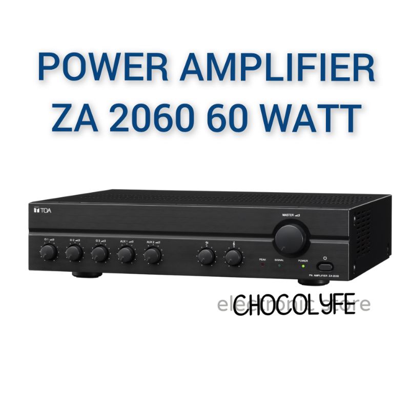 AMPLI TOA 60 WATT AMPLIFIER TOA ZA 2060 ORIGINAL TOA 100% BARU