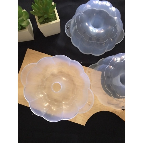 Cetakan Puding Plastik Aneka Motif | Loyang Pudding Agar agar