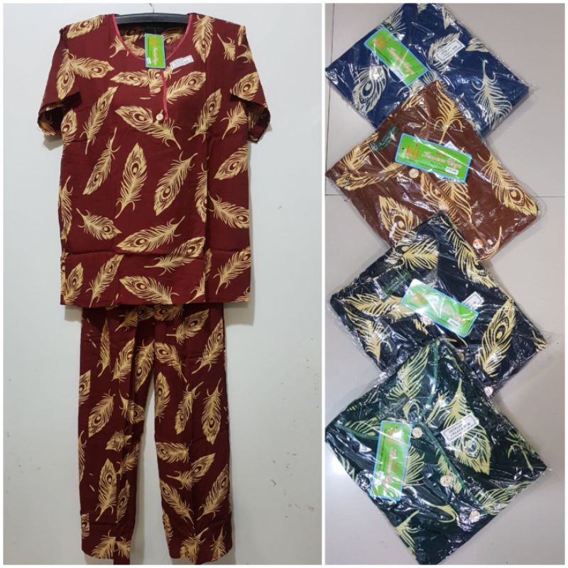 YULI - STELAN CP PLISIR LD 100 CM BATIK KENCANA UNGU LEBEL HIJAU KUI