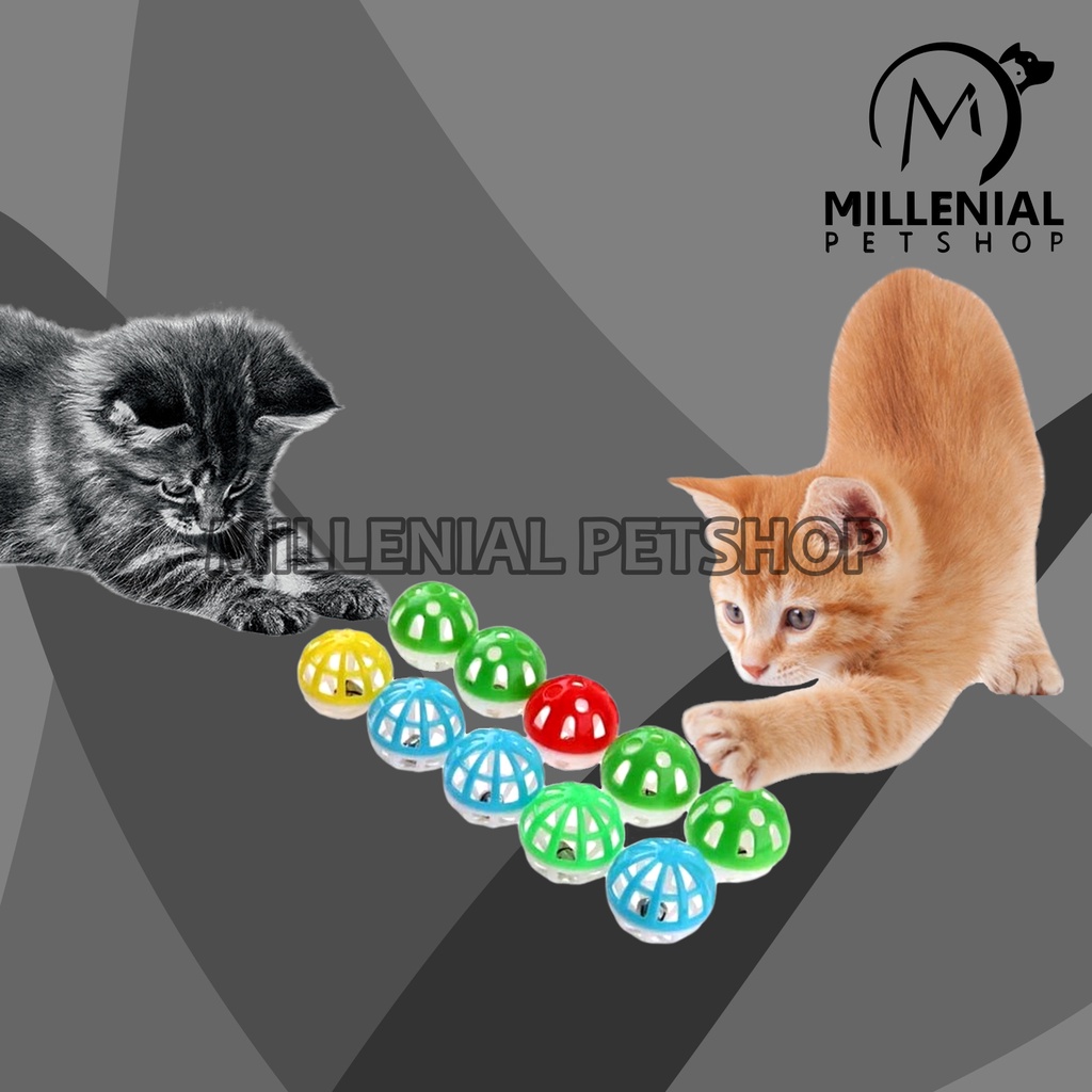 Mainan Kucing Kerincingan Cat Toys Kitten Bola Kerincing