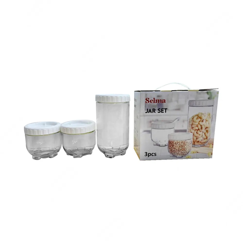 Selma 450 &amp; 900 Ml Set 3 Pcs Jaiden Stoples