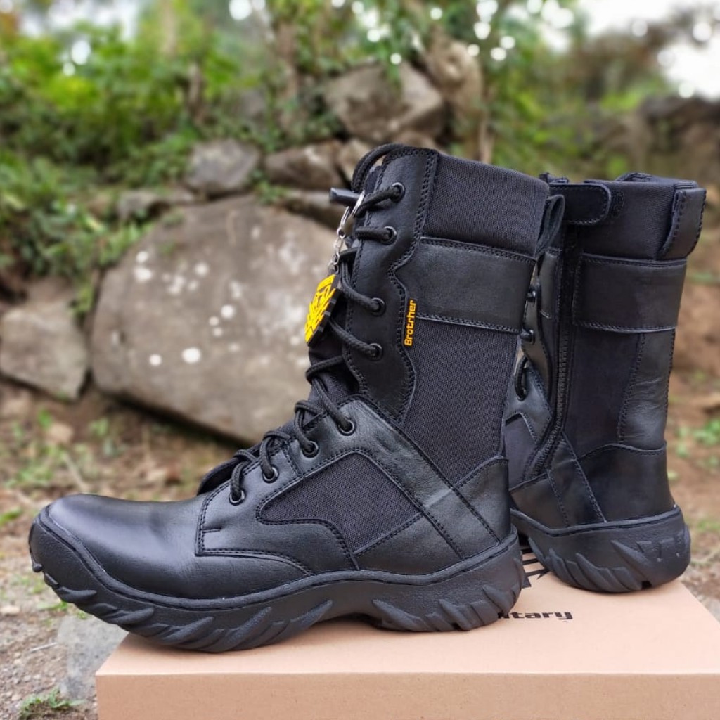 SEPATU PDL TOWER BROTRHER KULIT ASLI SEPATU PDL TNI POLRI SECURITY SATPAM SEPATU BOOTS PRIA WANITA