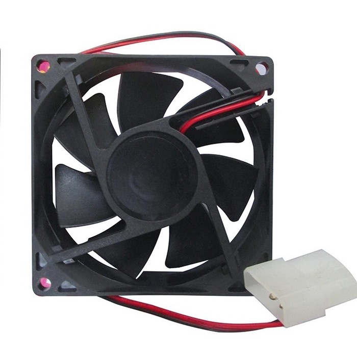 Fan Case 8CM Black / Fan Casing 80mm - Konektor 4pin Molex