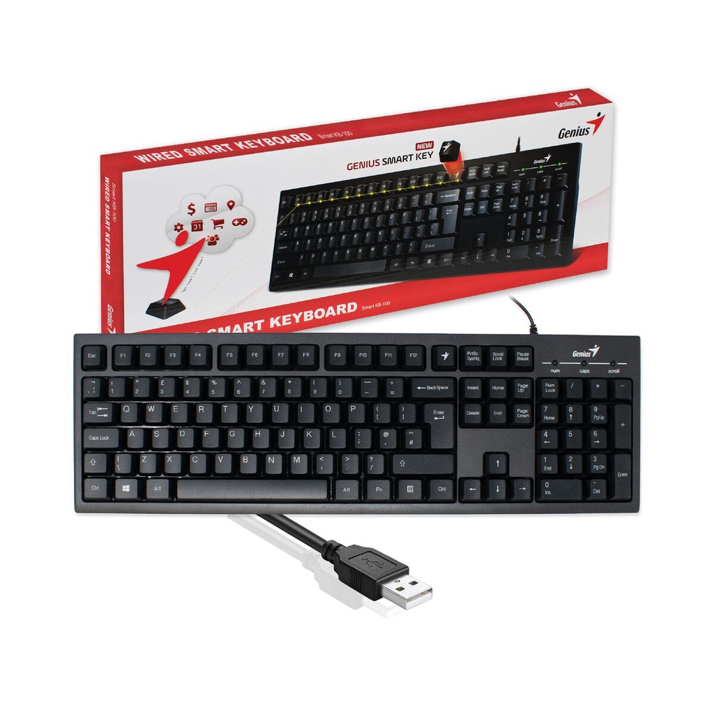 Trend-Keyboard Genius KB-100 USB Smart Keyboard