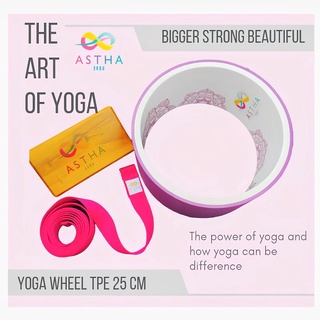 Yoga Wheel bahan TPE XL lebar 25cm / alat terapi punggung / roda yoga (geser utk real pict yg lebih jelas)