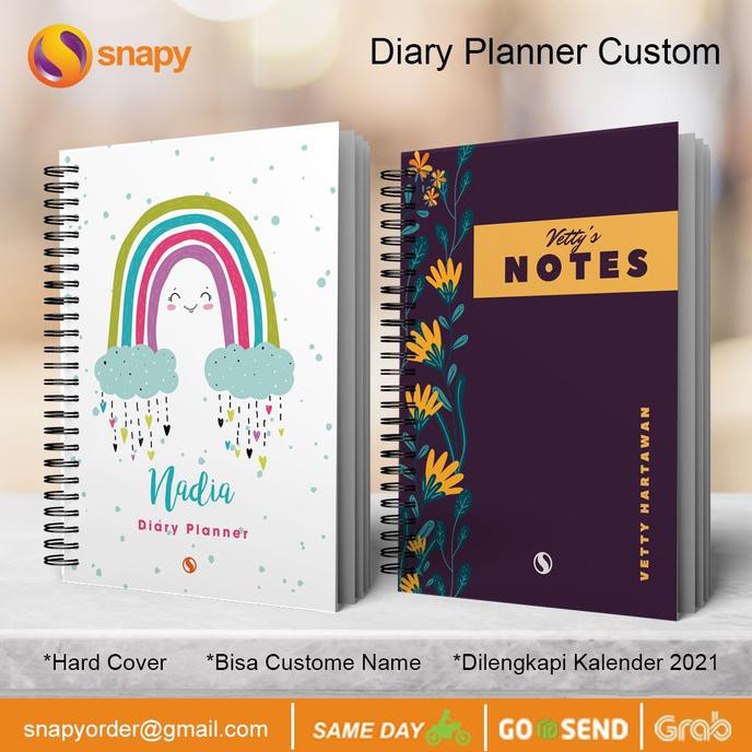 

CETAK DIARY PLANNER CUSTOM | Notebook Custom Hardcover | Buku Planner - CUSTOM, 50 HALAMAN Kode 857