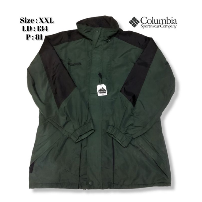 jaket outdoor second columbia size xxl