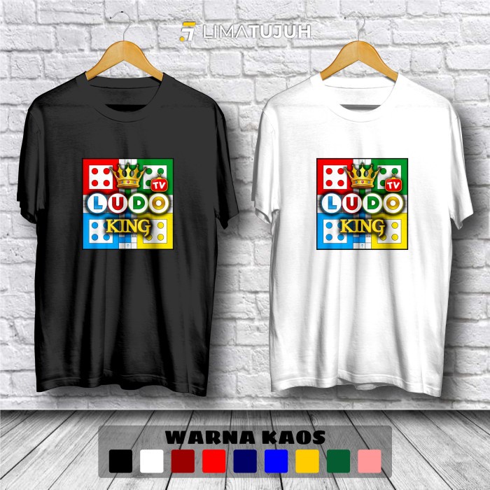 Kaos Ludo King Logo Baju Distro Bahan Premium (TSF)