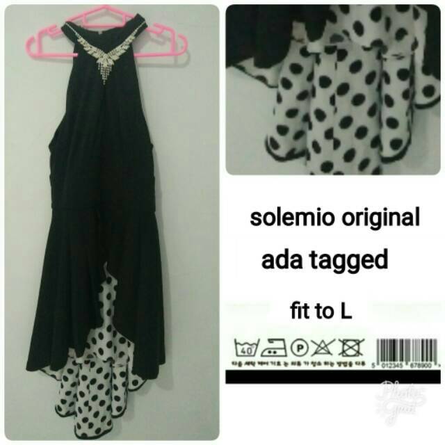PRoMO Sale HARI INi.. Baju pesta solemio asli.. import bahan bagus turun harga dari 800ribu