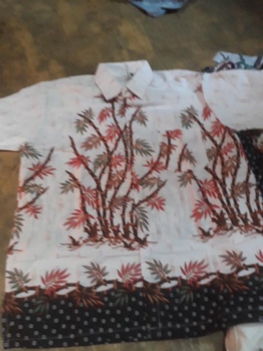 Maura Couple - Sania Ruffle Batik Couple Ori Ndoro Jowi Garansi Termurah Shopee - Batik Modern Solo