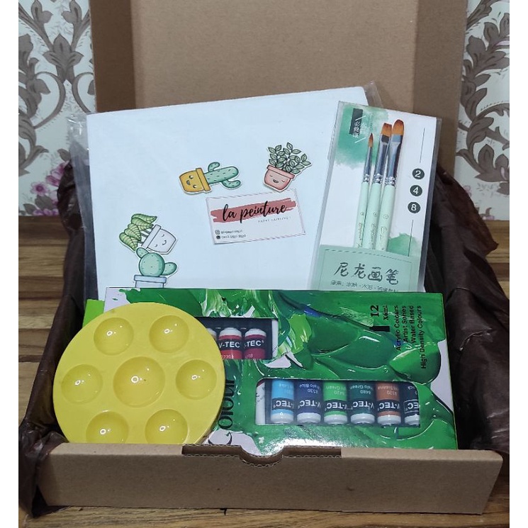 

BIRTHDAY GIFT painting kit | set alat lukis | alat lukis premium murah