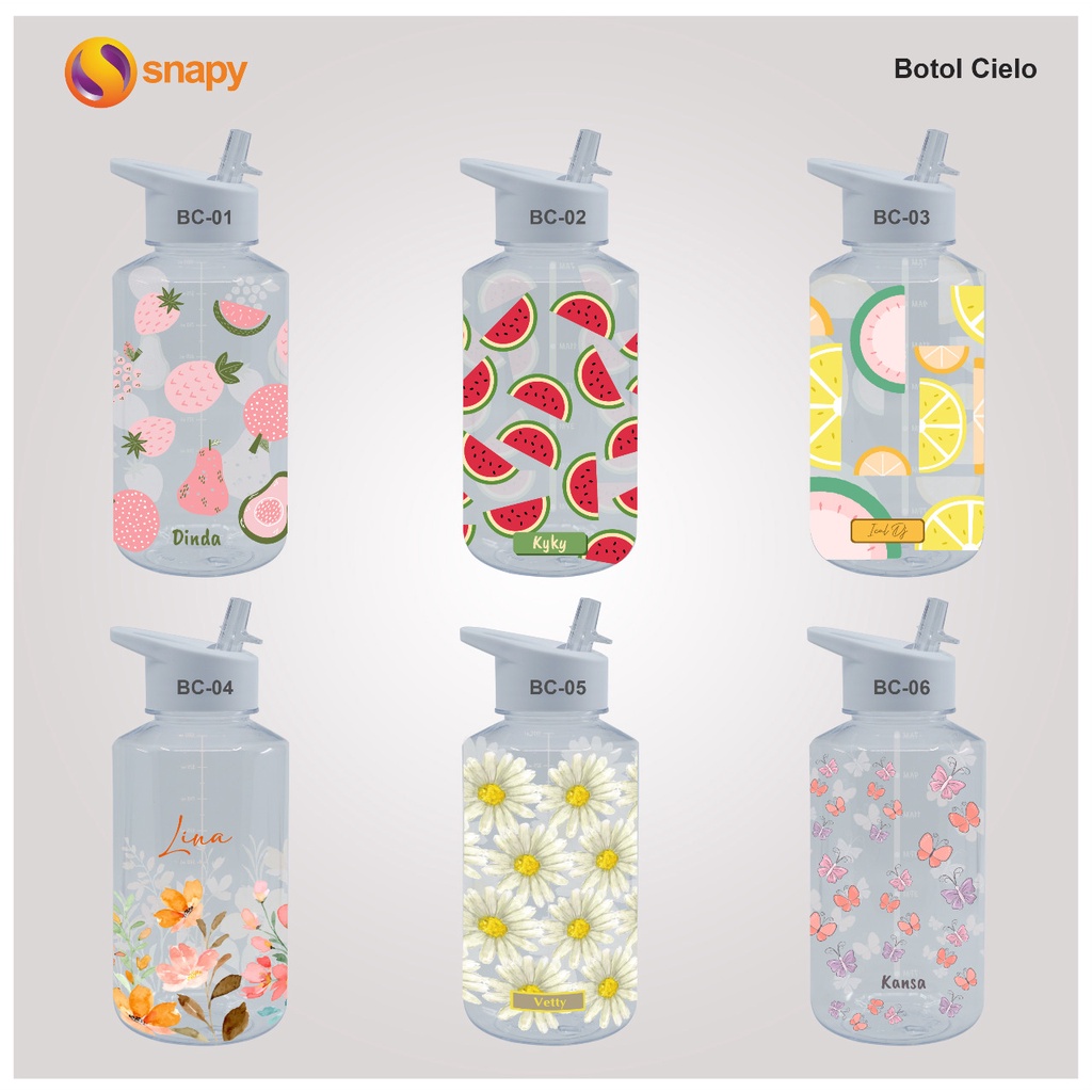 TUMBLER BOTOL MINUM LUNDEE CUSTOM 1 LITER