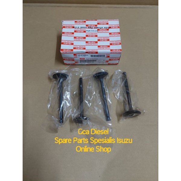 Klep valve in inlet minyak dmax 4JH 4JH1 elf 4JB 4JB1 T 4JA 4JA1T