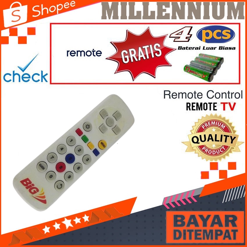 Remot Remote Receiver Parabola Big TV REMOTE