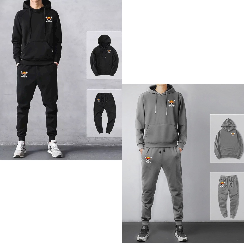 Asgard777 - Setelan LUFFY / hoodie keren / setelan pria / jogger / fashion pria