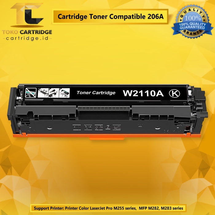 Cartridge Toner Compatible 206A W2110A W2111A W2112A W2113A M255 M282