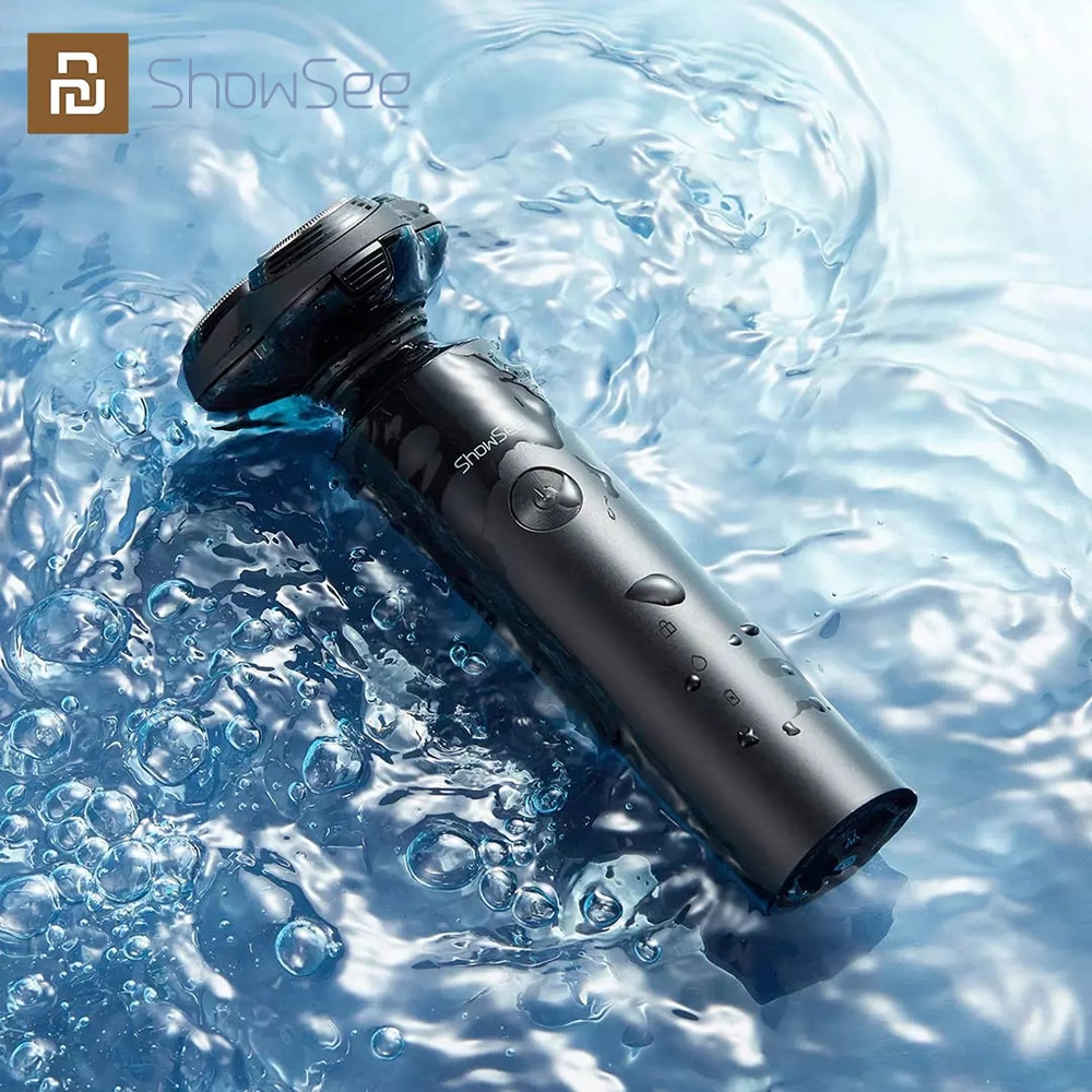 Xiaomi Showsee Electric Shaver Men Dry Wet Shaver Washable Razor Beard Rechargeable Waterproof Washable Type-C Fast Charge