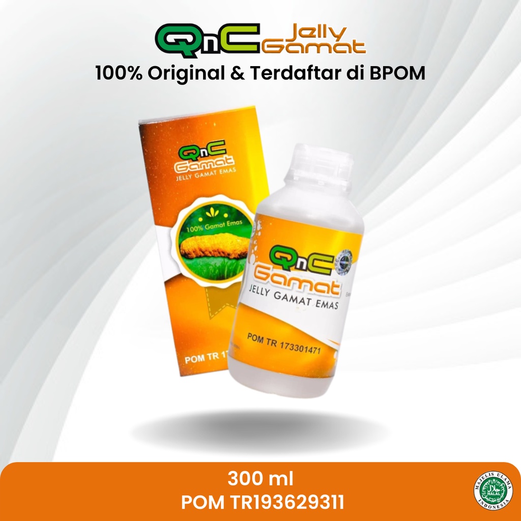Sapnu Herbal - QnC Jelly Gamat Emas 100% Original Ekstrak Teripang Emas - Obat Ambeien Wasir Patah T
