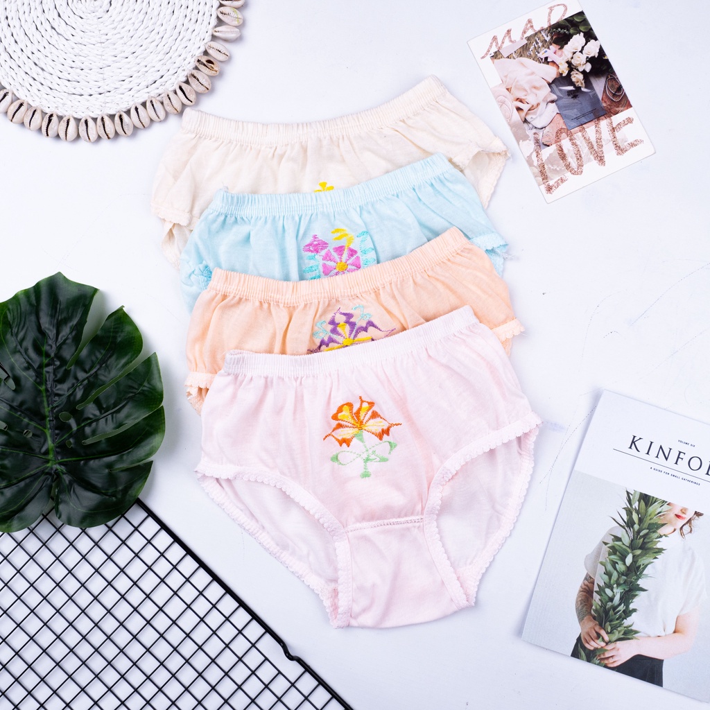 Celana Dalam Wanita Katun CD Jumbo / JUMBO SIZE / CD WANITA CANTIK MOTIF UKURAN BESAR-PUTRI BORDIR