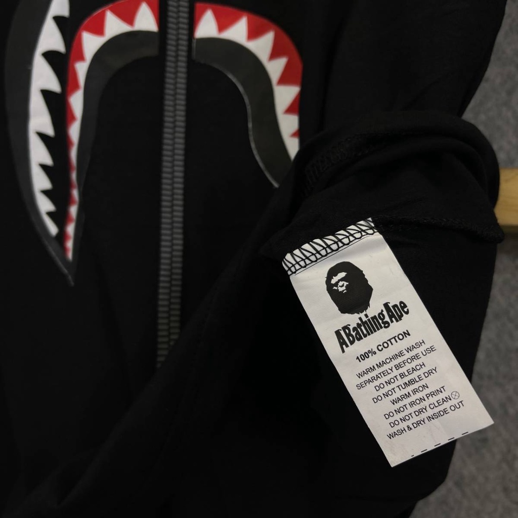 KAOS TSHIRT A BATHING AAPE BAPE SHARK MIRROR FULLTAG