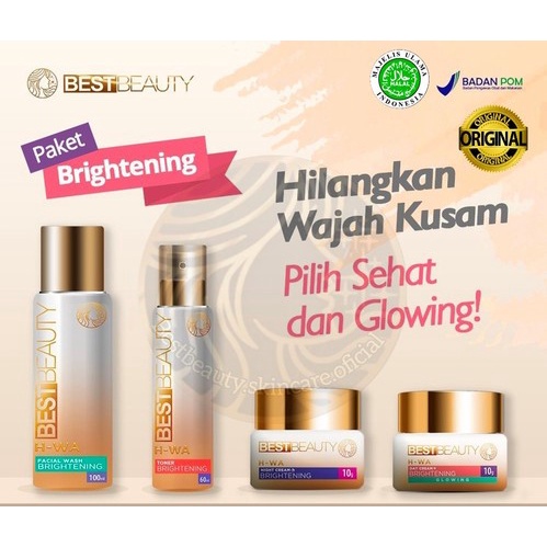 Best Beauty Brightening Paket Cream Wajah Glowing | BESTBEAUTY SKINCARE BPOM