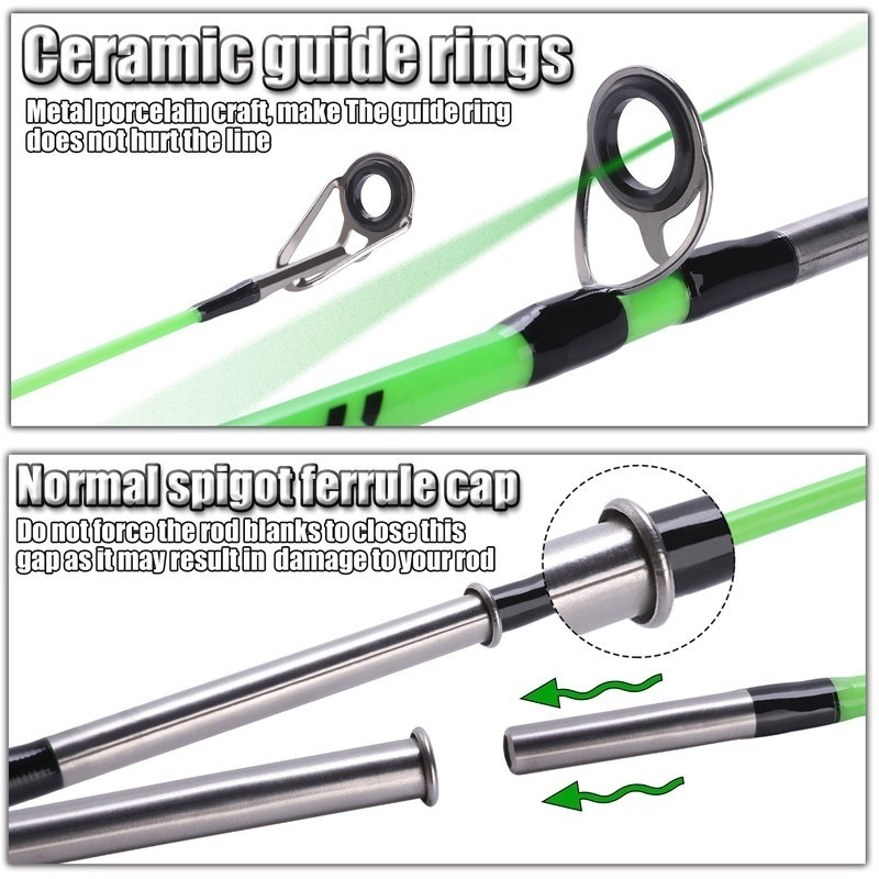 Best seller Sougayilang Joran Pancing Tongkat Pancing Putar Perjalanan Portabel Joran Pancing
